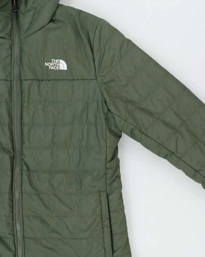 The North Face Women's Green Reversible Fleece Long Dome Hooded Puffer Jacket - XL sold by Rokit product image thumbnail 3