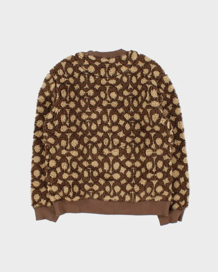 Coach Signature Fluffy Sherpa Crewneck Sweatshirt - XS sold by Rokit product image thumbnail 2