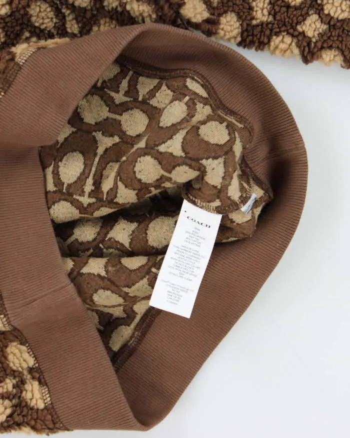 Coach Signature Fluffy Sherpa Crewneck Sweatshirt - XS sold by Rokit product image thumbnail 5