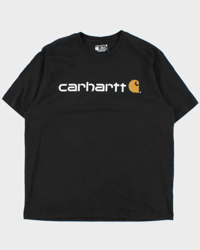 Vintage Carhartt Spell Out Logo Heavy Loose Fit T-Shirt - L sold by Rokit