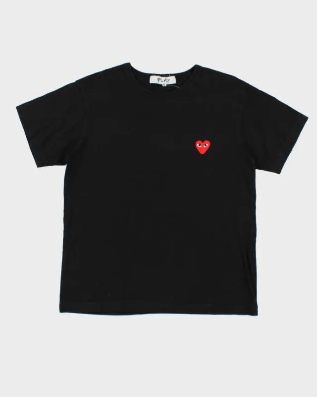 Vintage Women's Comme Des Garcons Play Heart Crewneck T-Shirt - XL sold by Rokit