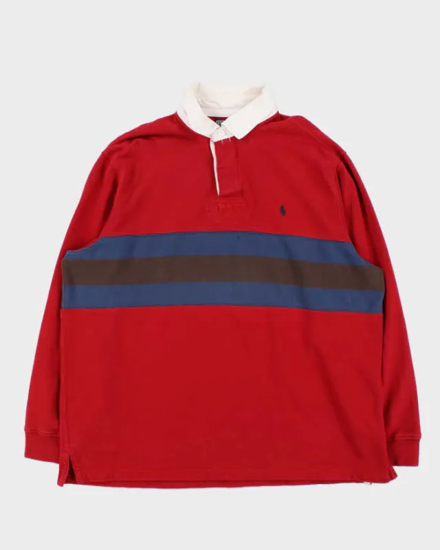 Vintage Y2K 00s Polo Ralph Lauren Rugby Shirt - XL sold by Rokit