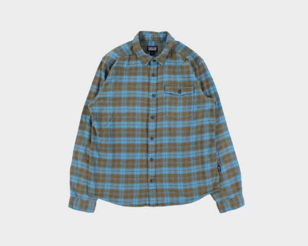 Vintage Patagonia Organic Cotton Plaid Flannel Long Sleeve Shirt - M sold by Rokit
