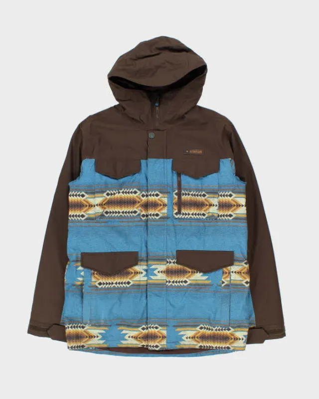 Vintage Burton DryRide Thermolite Navajo Hooded Ski Jacket - M sold by Rokit