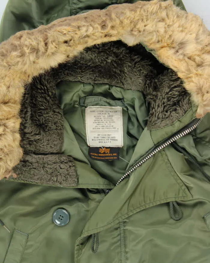 Vintage Alpha Industries N-B3 Military Parka - L sold by Rokit product image thumbnail 5