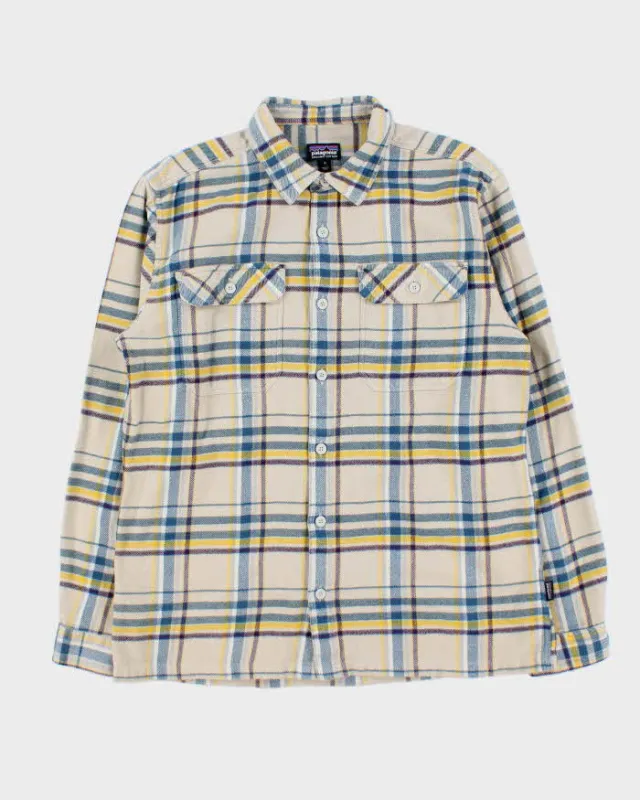 Vintage Patagonia Thick Cotton Long Sleeve Flannel Shirt - M sold by Rokit