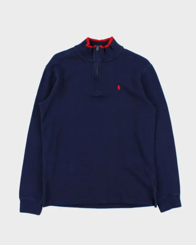 Vintage Ralph Lauren Quarter-zip Jumper - M sold by Rokit