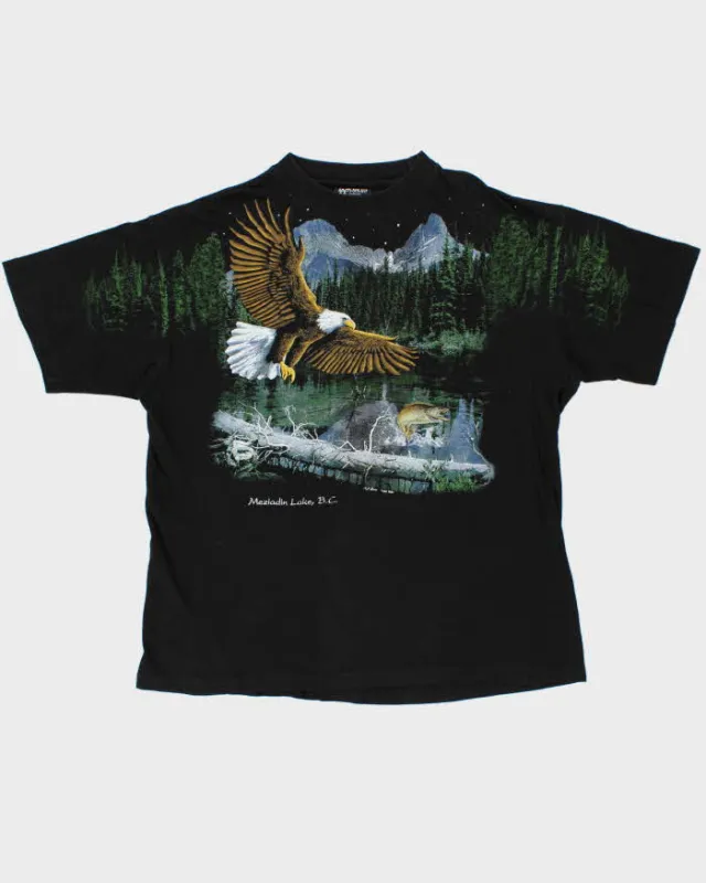 Vintage 1990s Lago Apparel Graphic Crewneck T-Shirt - L sold by Rokit