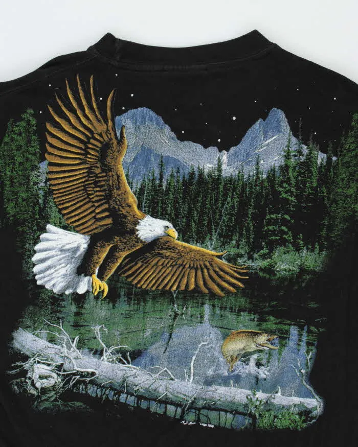 Vintage 1990s Lago Apparel Graphic Crewneck T-Shirt - L sold by Rokit product image thumbnail 4