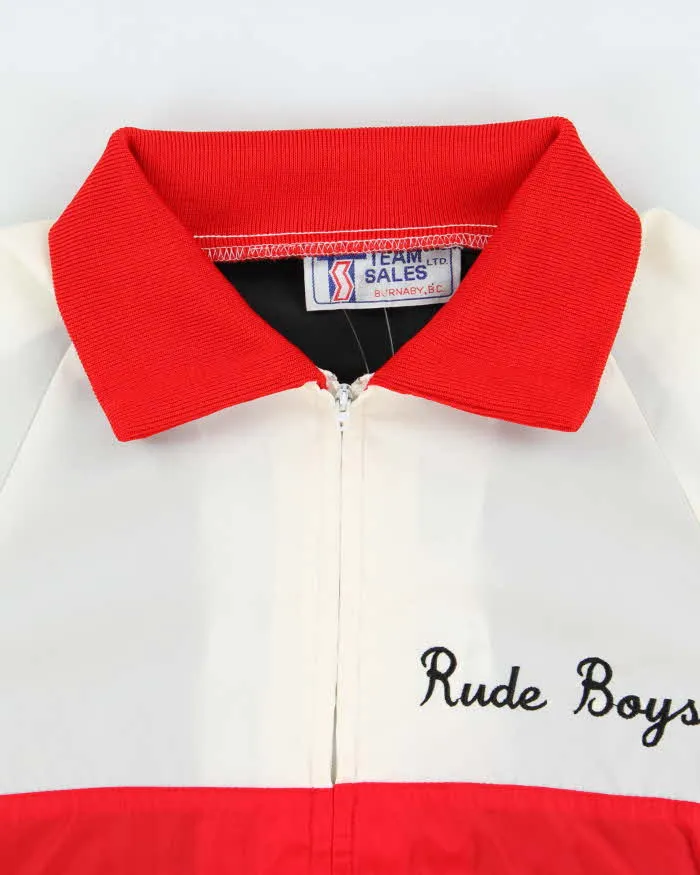 Vintage Rude Boys Embroidered Quarter-zip Jacket - M sold by Rokit product image thumbnail 4