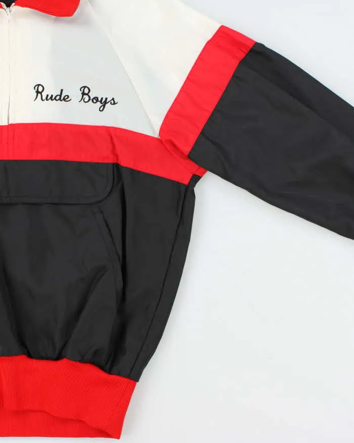 Vintage Rude Boys Embroidered Quarter-zip Jacket - M sold by Rokit product image thumbnail 3