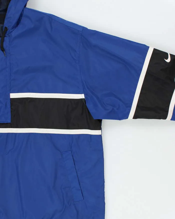Vintage 1990s Nike Snap Button Hooded Oversized Pullover Windbreaker Jacket - L sold by Rokit product image thumbnail 3