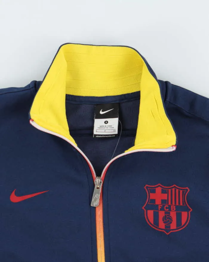 Vintage Nike Barcelona Football Club Navy Track Jacket - S sold by Rokit product image thumbnail 3