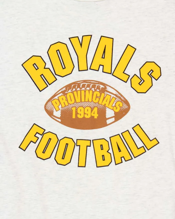 Vintage 1994 Oneita Power Royals Football Heavyweight Cotton Single Stitch T-Shirt - XL sold by Rokit product image thumbnail 4