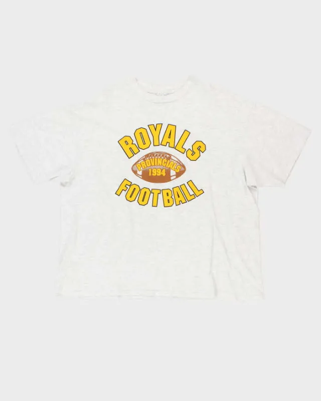 Vintage 1994 Oneita Power Royals Football Heavyweight Cotton Single Stitch T-Shirt - XL sold by Rokit