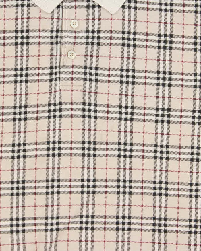 Vintage Y2K 00s Burberry Nova Check Short Sleeve Polo Shirt - L sold by Rokit product image thumbnail 3