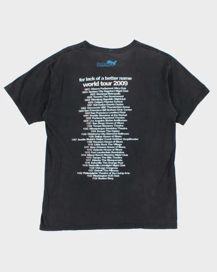 Vintage 2009 Deadmau5 Faded Black World Tour T-Shirt - L sold by Rokit product image thumbnail 2