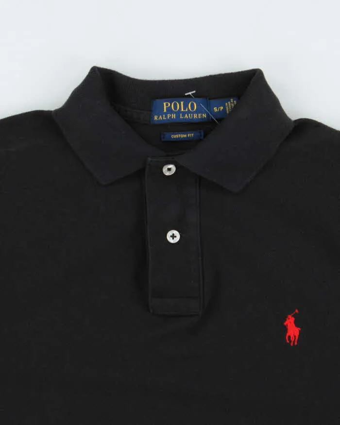 Vintage Polo Ralph Lauren Black Classic Small Pony Polo Shirt - S sold by Rokit product image thumbnail 4