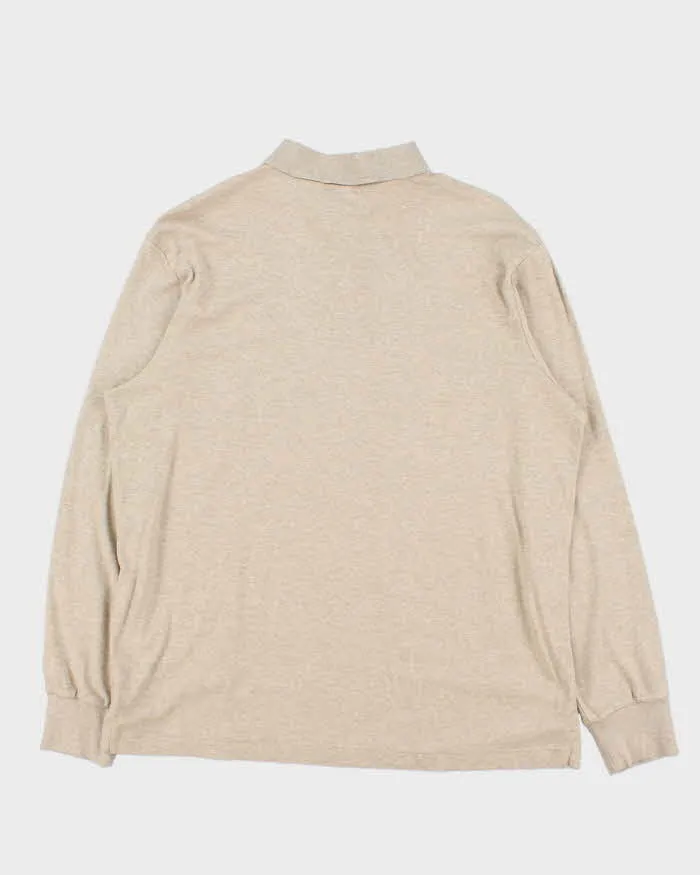 Vintage Polo Ralph Lauren Soft Cotton Classic Fit Long Sleeve Polo Shirt - L sold by Rokit product image thumbnail 2