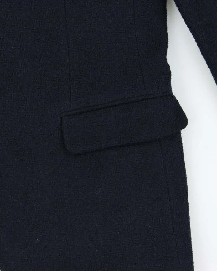 Vintage 00s Ermenegildo Zegna Navy Blue Swiss Made Wool Single Breasted Blazer - XL sold by Rokit product image thumbnail 5