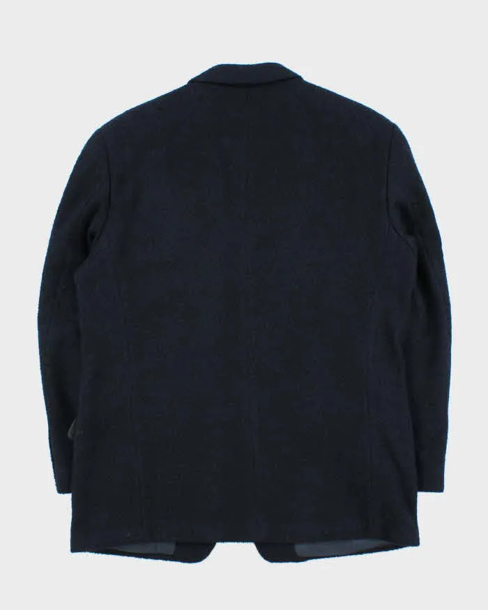 Vintage 00s Ermenegildo Zegna Navy Blue Swiss Made Wool Single Breasted Blazer - XL sold by Rokit product image thumbnail 2