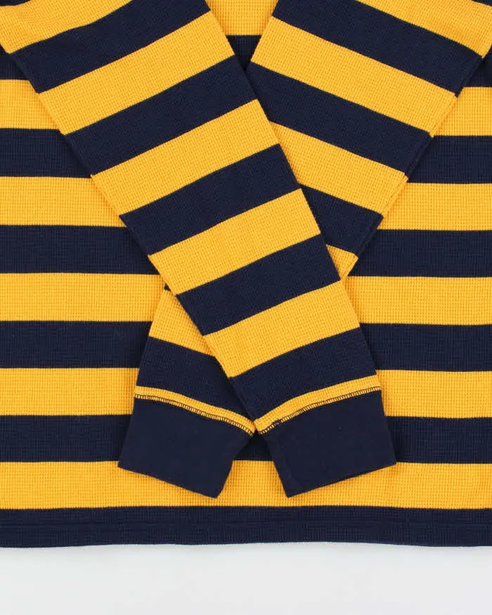 Vintage Polo Ralph Lauren Striped Long Sleeve Crewneck Waffle T-shirt - S sold by Rokit product image thumbnail 4