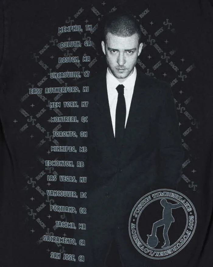 Vintage Anvil 2007 Justin Timberlake FutureSex LoveShow T-Shirt - S sold by Rokit product image thumbnail 4