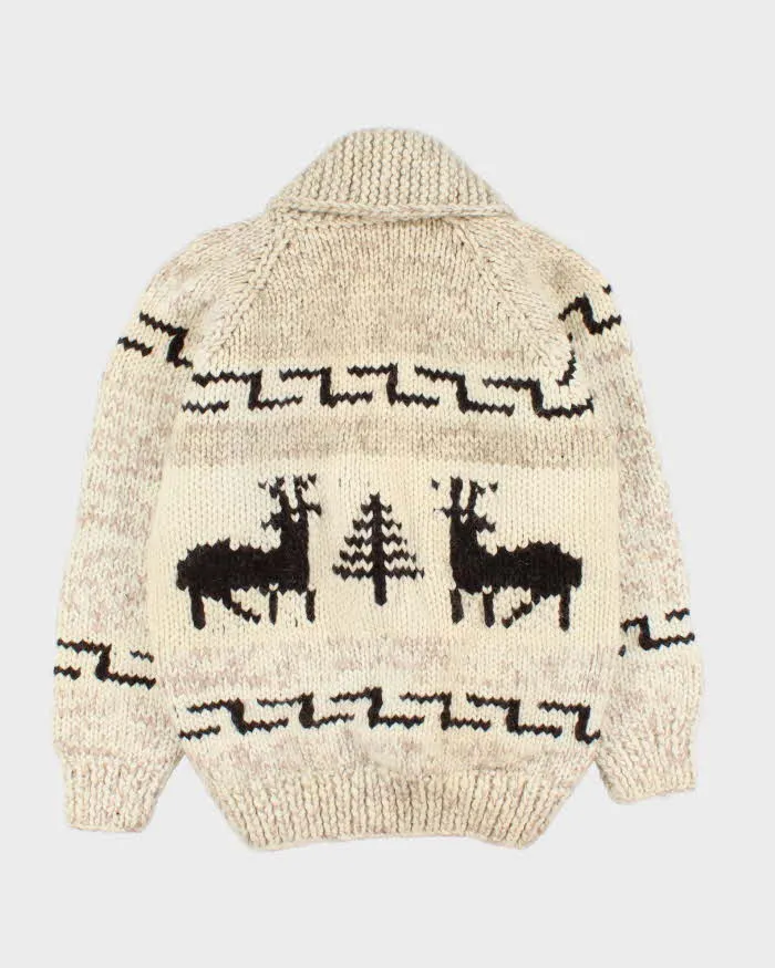 Vintage Handknit Cowichan Heavyweight Cardigan - M sold by Rokit product image thumbnail 2