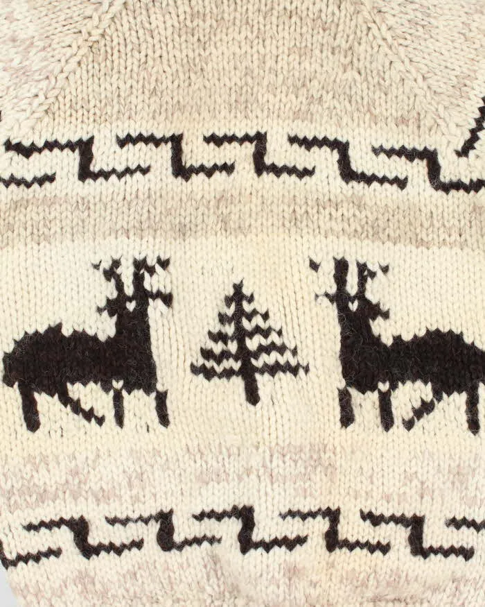 Vintage Handknit Cowichan Heavyweight Cardigan - M sold by Rokit product image thumbnail 5