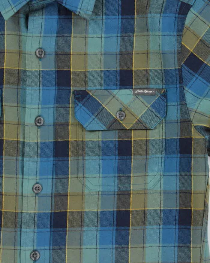 Vintage Eddie Bauer Plaid Flannel Long Sleeve Shirt - S sold by Rokit product image thumbnail 4
