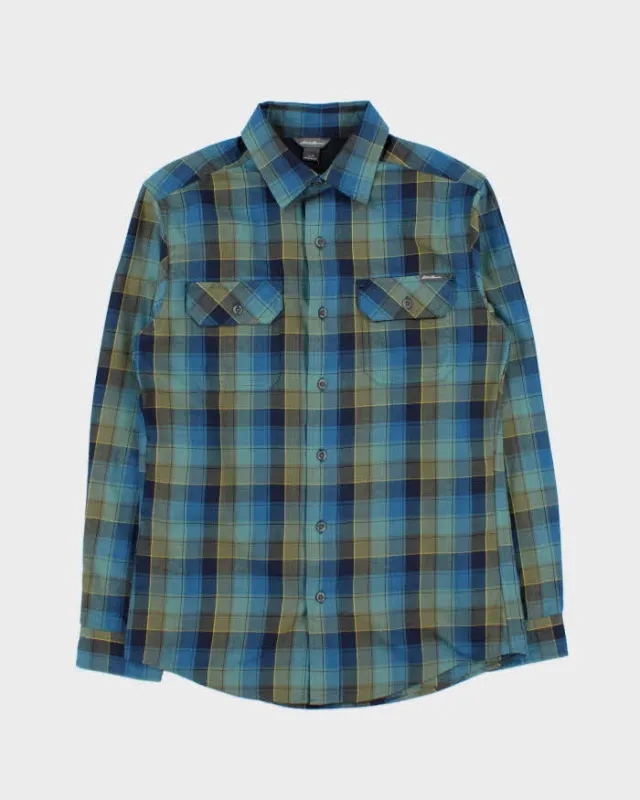 Vintage Eddie Bauer Plaid Flannel Long Sleeve Shirt - S sold by Rokit