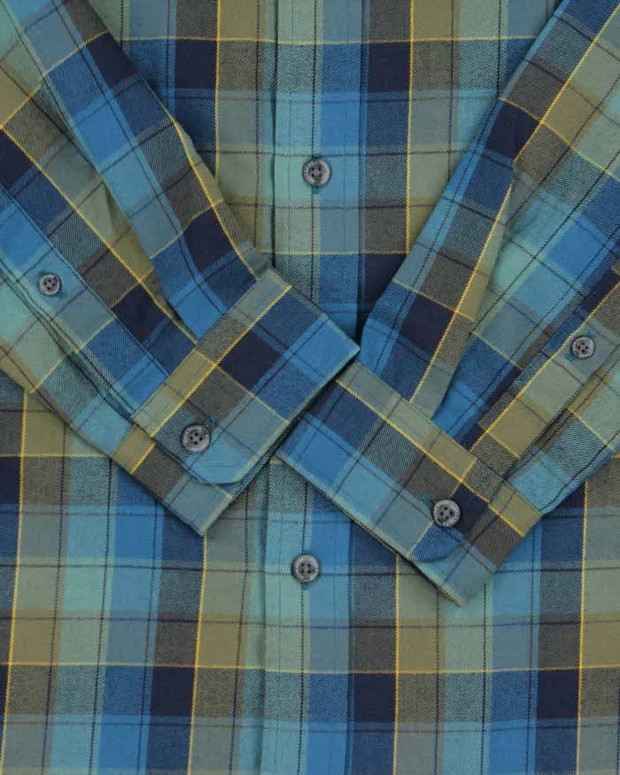 Vintage Eddie Bauer Plaid Flannel Long Sleeve Shirt - S sold by Rokit product image thumbnail 5