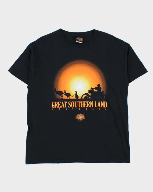 Vintage 00s Harley Davidson Australia Crewneck T-Shirt - L sold by Rokit