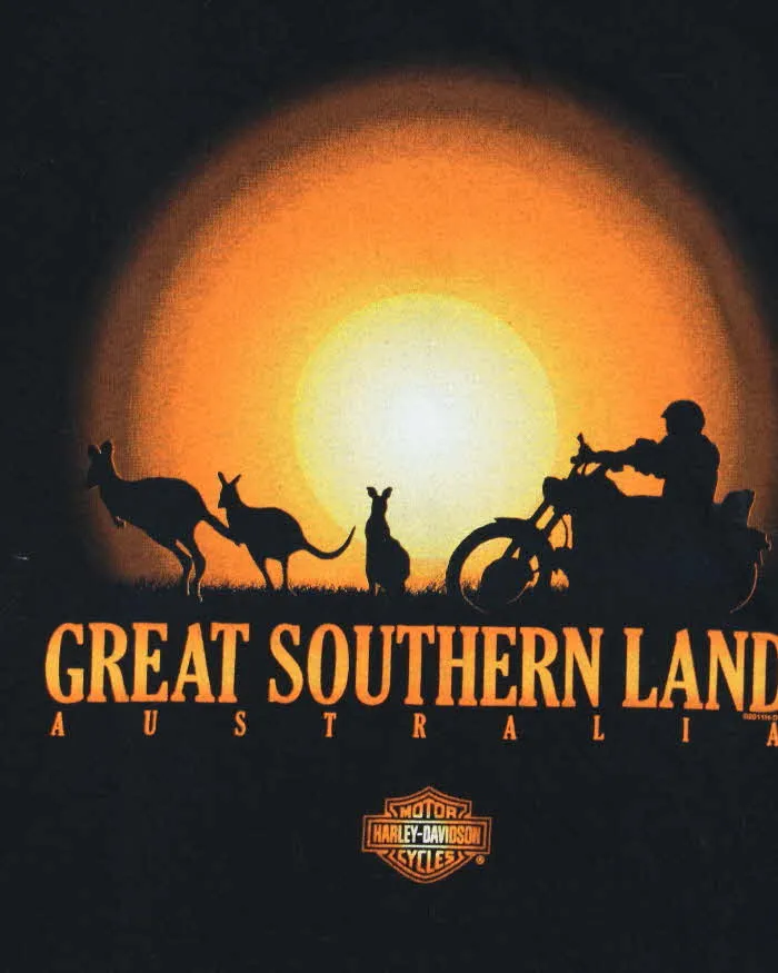Vintage 00s Harley Davidson Australia Crewneck T-Shirt - L sold by Rokit product image thumbnail 4