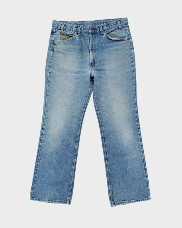 Vintage 1980s Levi's 517 Orange Tab Bootcut Jeans - W34 L30 sold by Rokit