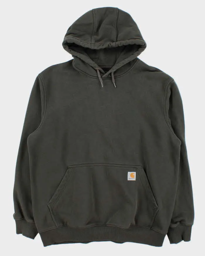 Vintage Carhartt Green Heavyweight Loose Fit Pullover Hoodie - L sold by Rokit