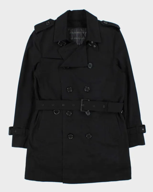 Vintage Y2K 00s Burberry Black Label Double Quilt Lined Trench Coat - M sold by Rokit