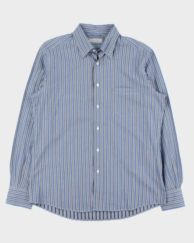 Vintage 00s Ermenegildo Zegna Striped Long Sleeve Shirt - XL sold by Rokit