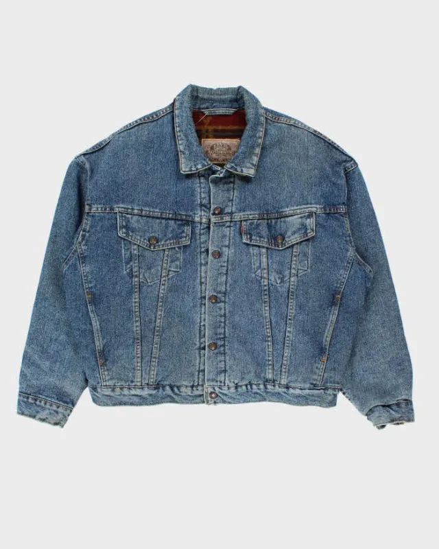 Vintage Levi's Blanket Lined Denim Jacket - L sold by Rokit