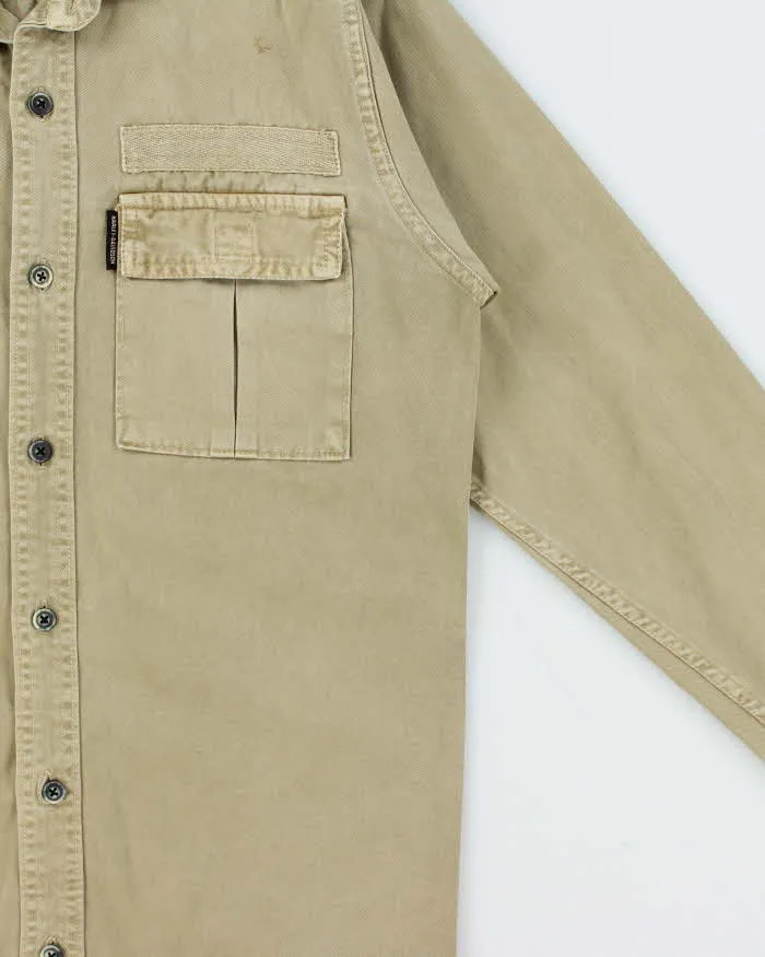 Vintage 00s Harley Davidson Heavyweight Long Sleeve Shirt - M sold by Rokit product image thumbnail 3