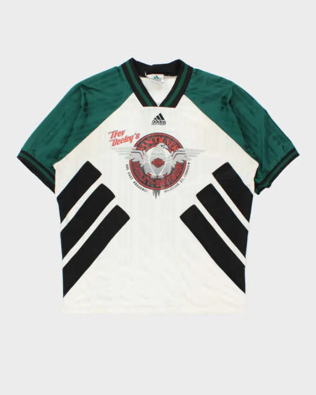 Vintage 1990s Adidas Equipment Trev Deeley's Harley Davidson Football Jersey - XL sold by Rokit