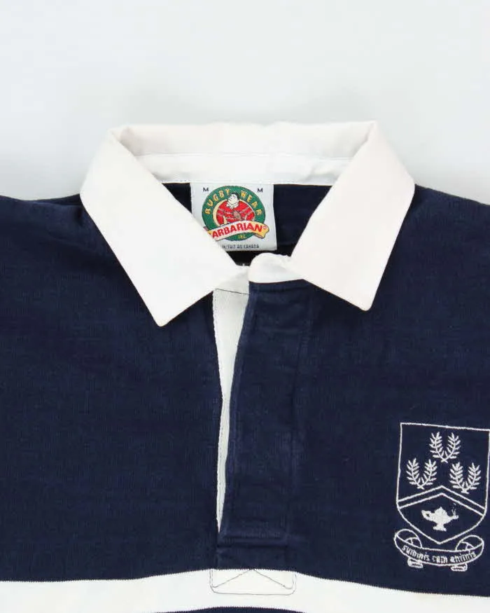 Vintage 1990s Barbarian Striped Heavyweight Long Sleeve Rugby Shirt - M sold by Rokit product image thumbnail 5