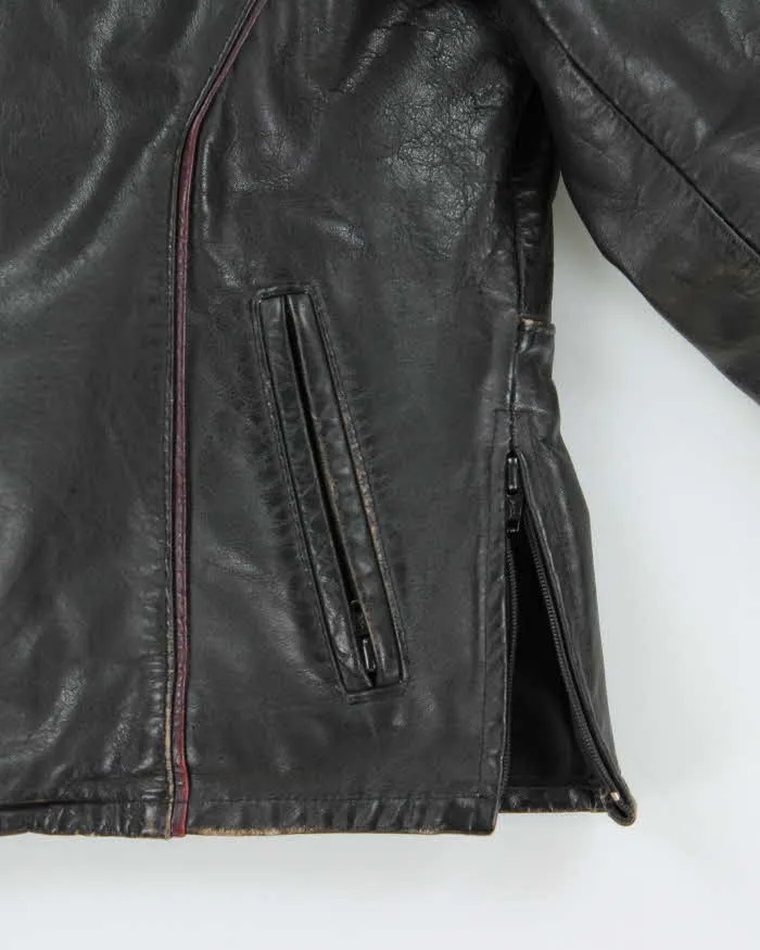 Vintage 1970s Leather Cafe Racer Moto Biker Jacket - M sold by Rokit product image thumbnail 5