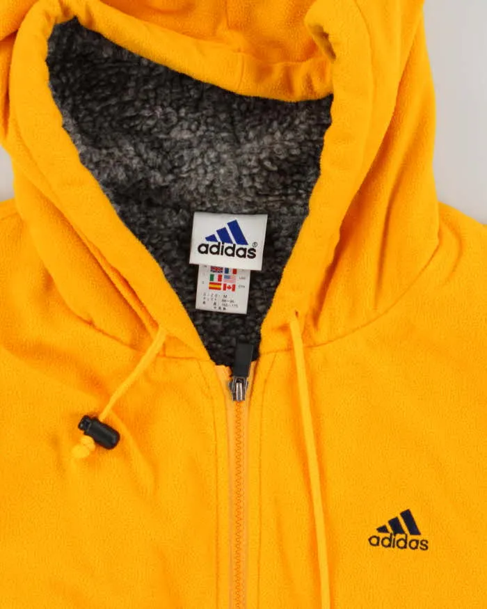 Vintage 1990s Adidas Sherpa Quilt Lined Heavyweight Oversized Hoodie Jacket - M sold by Rokit product image thumbnail 3