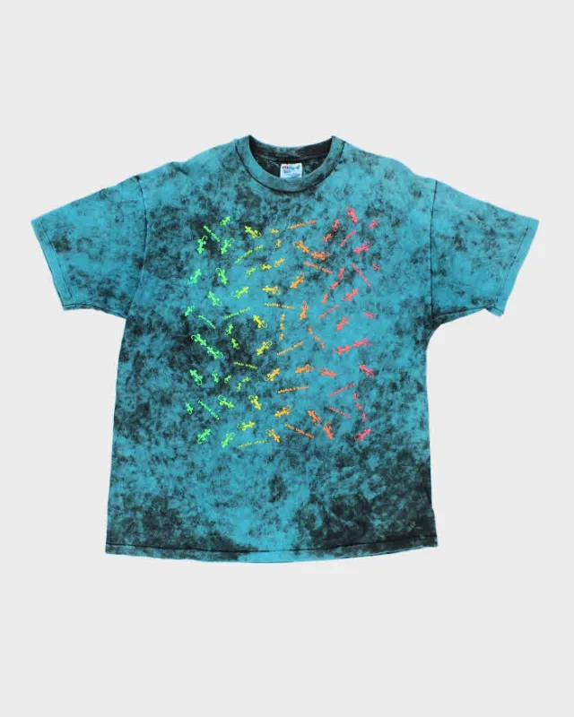Vintage 1990s Hanes Beefy Single Stitch Tie-Dye Crewneck T-Shirt - XL sold by Rokit