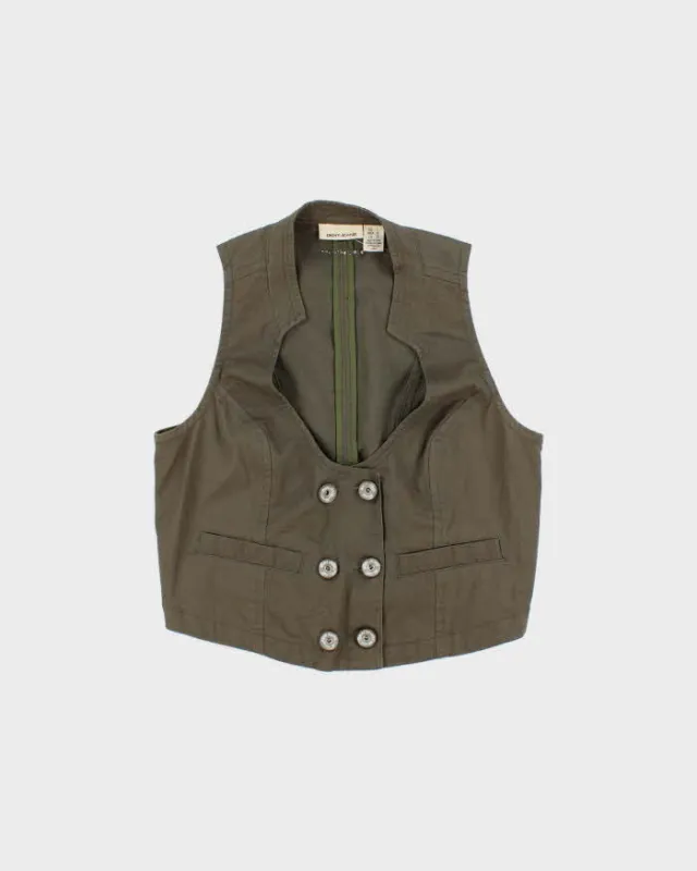 Vintage Y2k 00s DKNY Waistcoat Top - L sold by Rokit