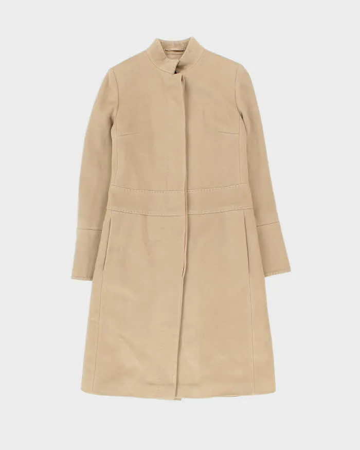 Vintage Y2K 00s Burberry Cashmere Wool Blend Long Overcoat - XS sold by Rokit