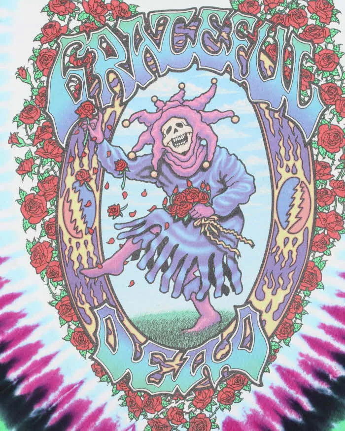 Vintage Liquid Blue Print Tag Grateful Dead Seasons Of The Dead Tie-Dye Long Sleeve T-Shirt - XL sold by Rokit product image thumbnail 4