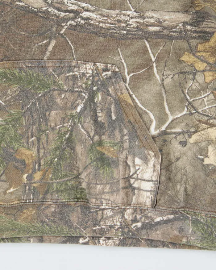 Vintage Realtree Woodland Camo Pullover Hoodie - M sold by Rokit product image thumbnail 4