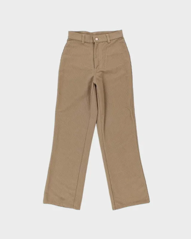 Vintage 1970s Women's Brown Corduroy High Waisted Bootcut Trousers- W24 L28 sold by Rokit